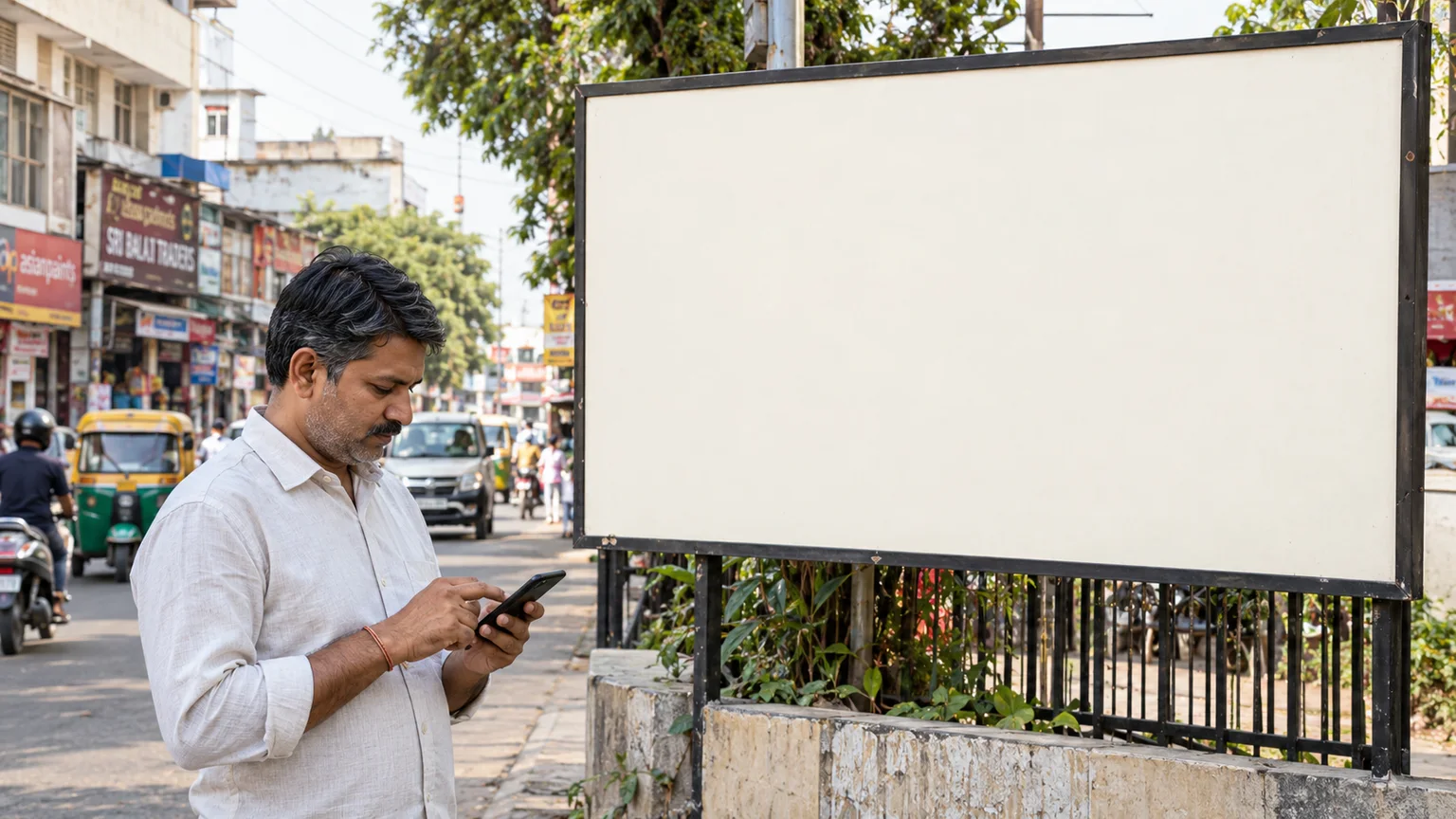 AI-generated photographic example of the local advertising journey